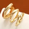 Exaggerated Niche Design Sense Metal Round Bracelet Geometric Personalized Bracelet