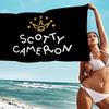 Asciugamano da Spiaggia Golf S-SCOTTY C-CAMERONS Asciugamani da Bagno Colorati per Ragazza Microfibra Asciugatura Rapida Personalizzato Senza Sabbia Spiaggia Yoga Spa Palestra Piscina