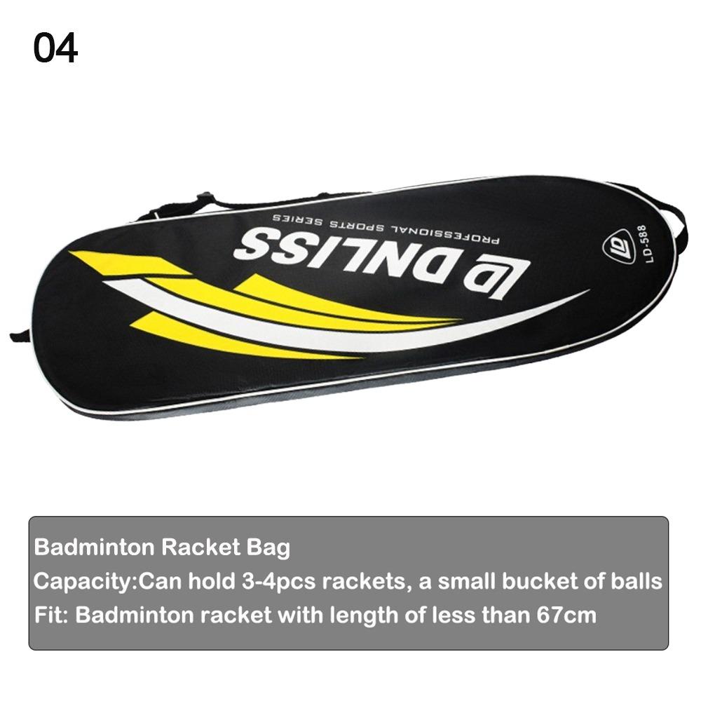 Thick Badminton Racket Cover Portable Tennis Storage Protective Pouch Racket Carrying Bag Sport