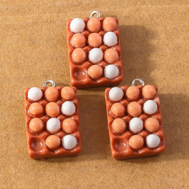 10 Stück Harz Simulation Lebensmittel Sonnenblumenkerne Anhänger für Halskette Ohrringe Armband DIY Schmuckherstellung Zubehör