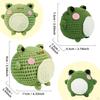 Frog Doll Crochet Kit, Material Package Make Your Own Animals Kit DIY