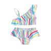 Girls' Striped Bikini Set