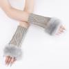 Mary T 31935 Diamond Short Fur Gloves Diamond Short Gloves