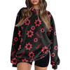 Women's Colorblock Sweatshirt Long Sleeve Round Neck Casual Comfortable Loose Lightweight Women's Sweatshirt