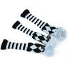 3Pcs Polyester Wool Knitting   Putter Head Cover Wooden   Headcovers Accessory