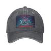 Hollow Knight Washed Denim Cap Casual Baseball Caps Adjustable Hat Summer Unisex Baseball Hats
