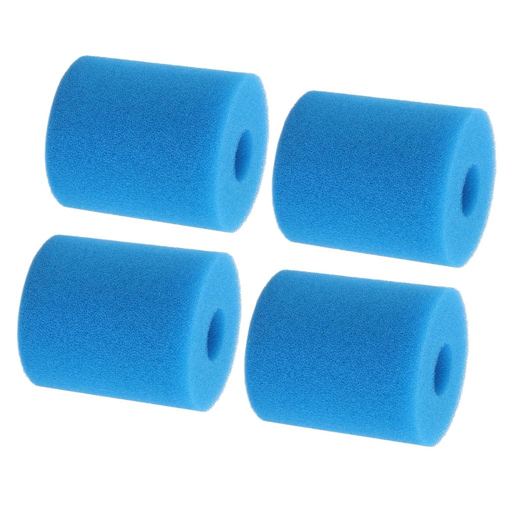 4PCS Pool Filter Schwamm Wiederverwendbare Waschbar TYP H Schwimmen Pool Filter Schaum für Pool