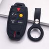 Key Fob Cover for Volvo XC90 XC70 S60 S80 V70 with Keychain Anti-Scratch Guard Shockproof Protection Soft Grip Texture Responsive Button Touch