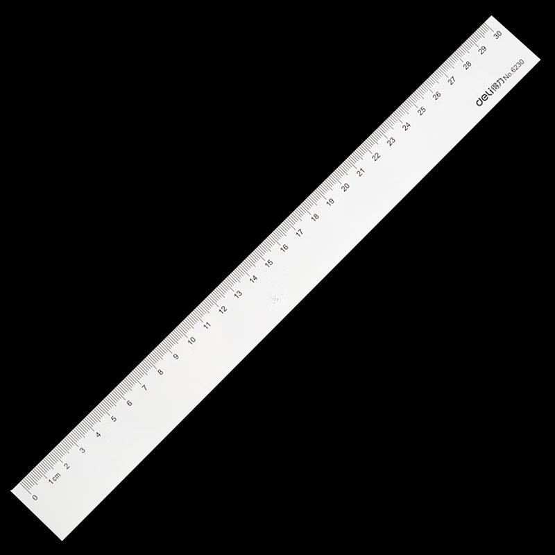 Deli 6230 30cm Plastic Ruler