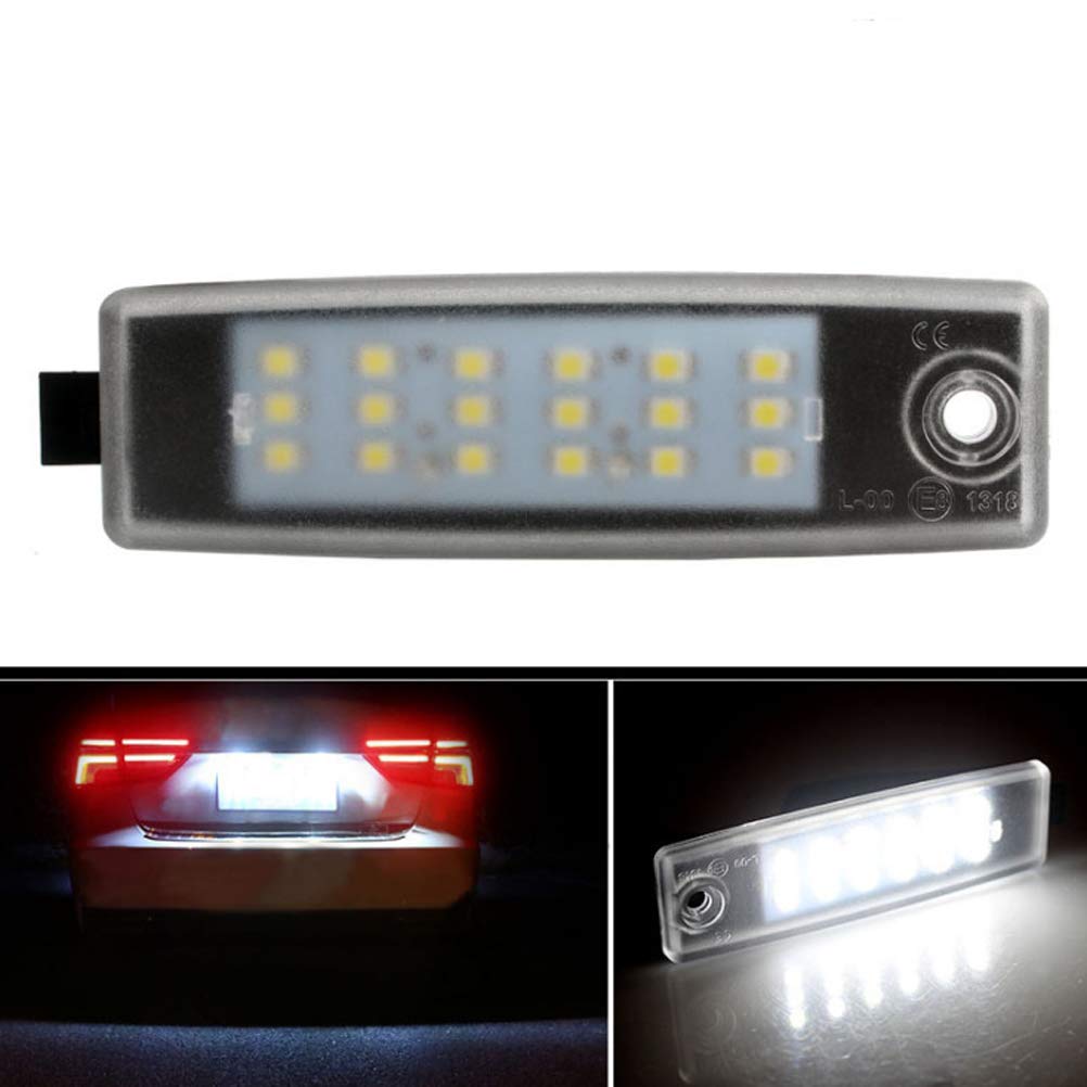 LED License Lamp, License Lamp, Compatible with Toyota Hiace Vanguard Light, Custom, Amulet Included