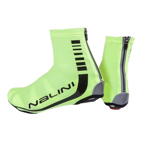 Nalini AHS PISTARD Cycling Shoe Covers, Neon Yellow, x_l