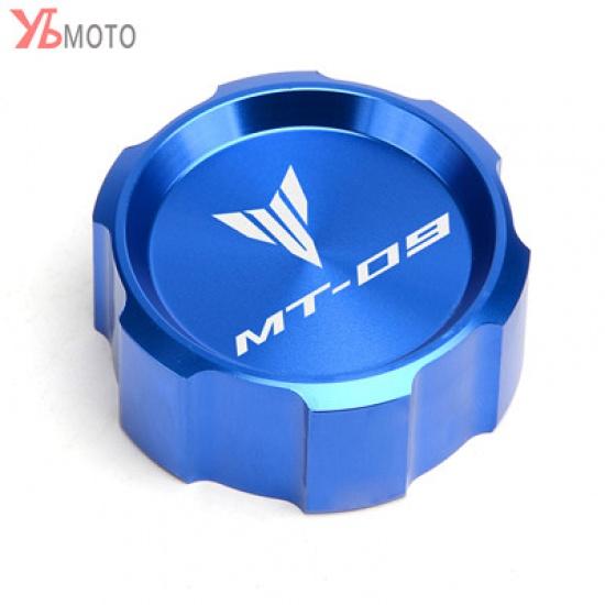 For Yamaha MT-09 MT 09 Mt09 FZ09 2014- (not for ) Motorcycle Parts Front and Rear Brake Fluid Tank Cap Reservoir