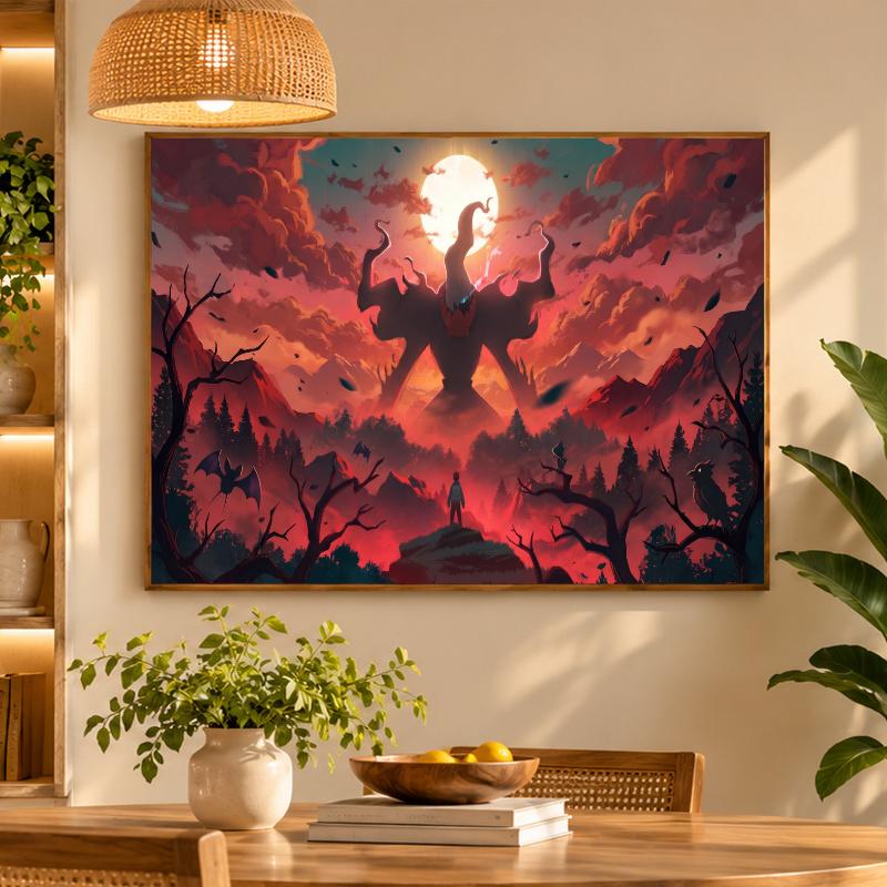 5D Diamond Painting Darkrai DIY Full Drill Diamond Art Kit Home Decoration