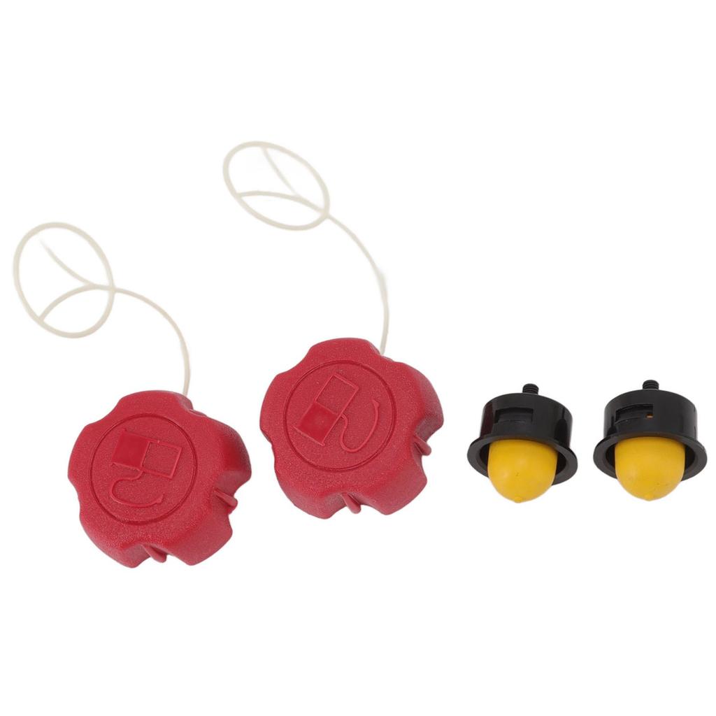 2 Set Lawn Mower Fuel Cap Primer Bulb Replacement Part Kit for Fuxtec FX RM 1630 1855 1860 2055