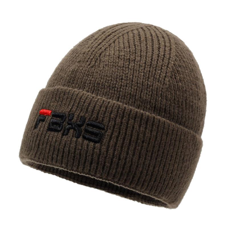 Couple Knitted Hat Versatile Fashion Three-Dimensional Embroidered Wool Hat Men'S And Women'S Outdoor Warm Ear Protector Cold Hat