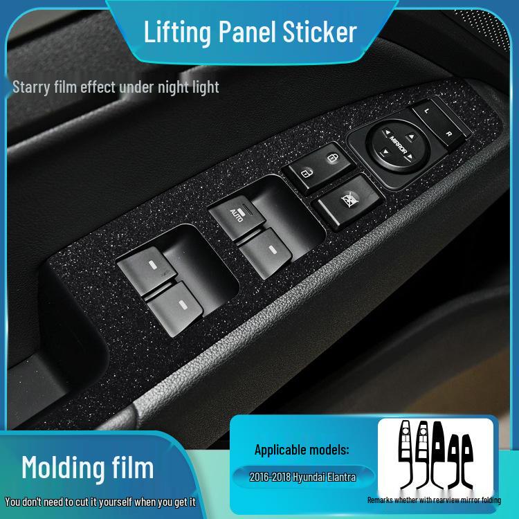 Starry Sky Frosted Film for 2016-2020 Hyundai Elantra Interior Modification - Free Replacement for Damaged Stickers