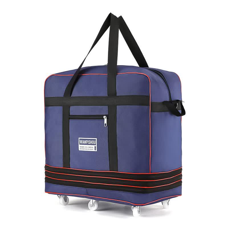 

YISHIDUN Large Capacity Foldable Wheeled Travel Duffel Bag