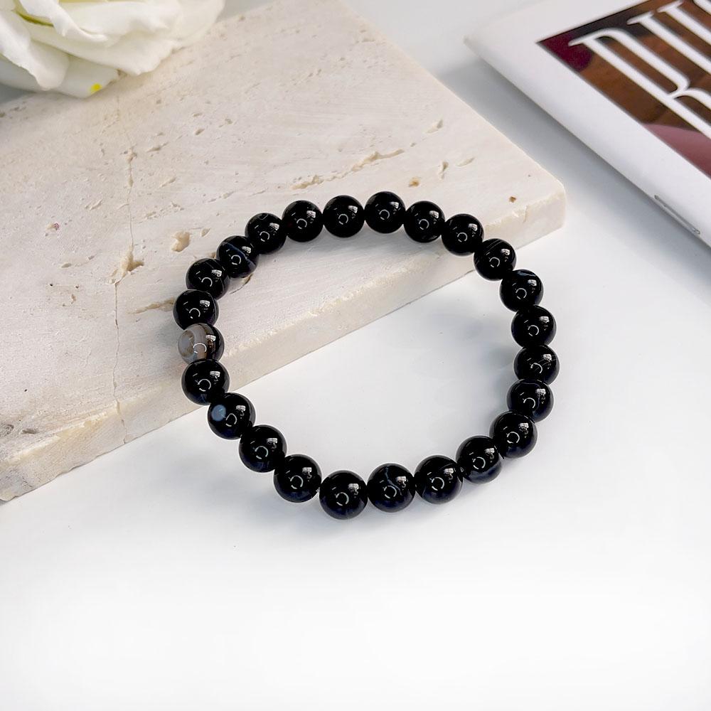Wholesale 8 Mm Charm Beaded Bracelet Natural Stone Bracelet Crystal Bracelet Natural Stone Beaded Bracelet