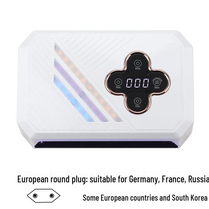 S18 Dual-Hand LED Gel Nail Lamp: 268W Touch Screen Manicure Machine