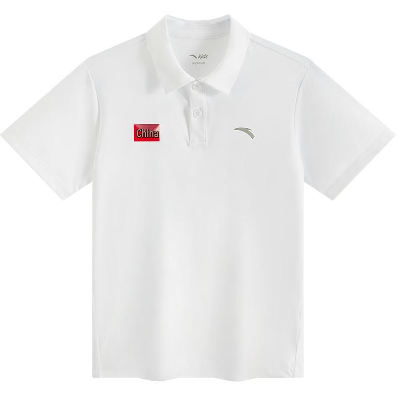 ANTA Kids Boys' Cloud Soft Quick Dry Short Sleeve Polo T-shirt A52527117