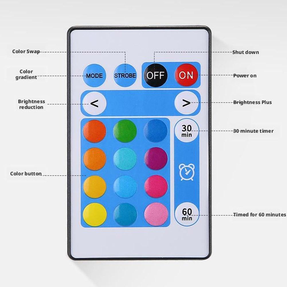 Peacock Wall Light,Peacock Projection Desk Lamp,Remote Control LED Night Light,Modern Decorative Bedroom Projection lamp,7 Color Adjustment for Home