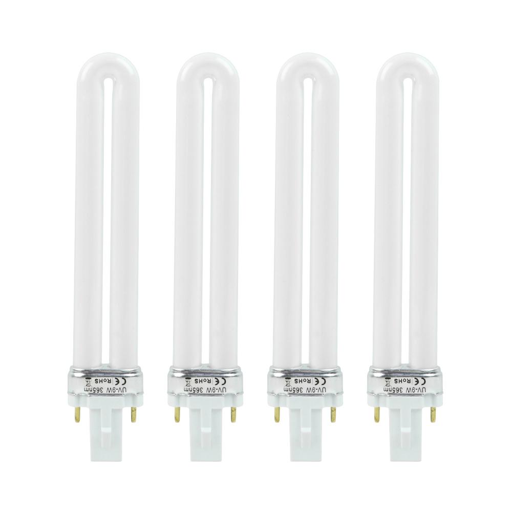 4 PCS Replacement 9W UV 365nm Lamp Bulb Tube for Nail Art Dryer UV  electronic tube