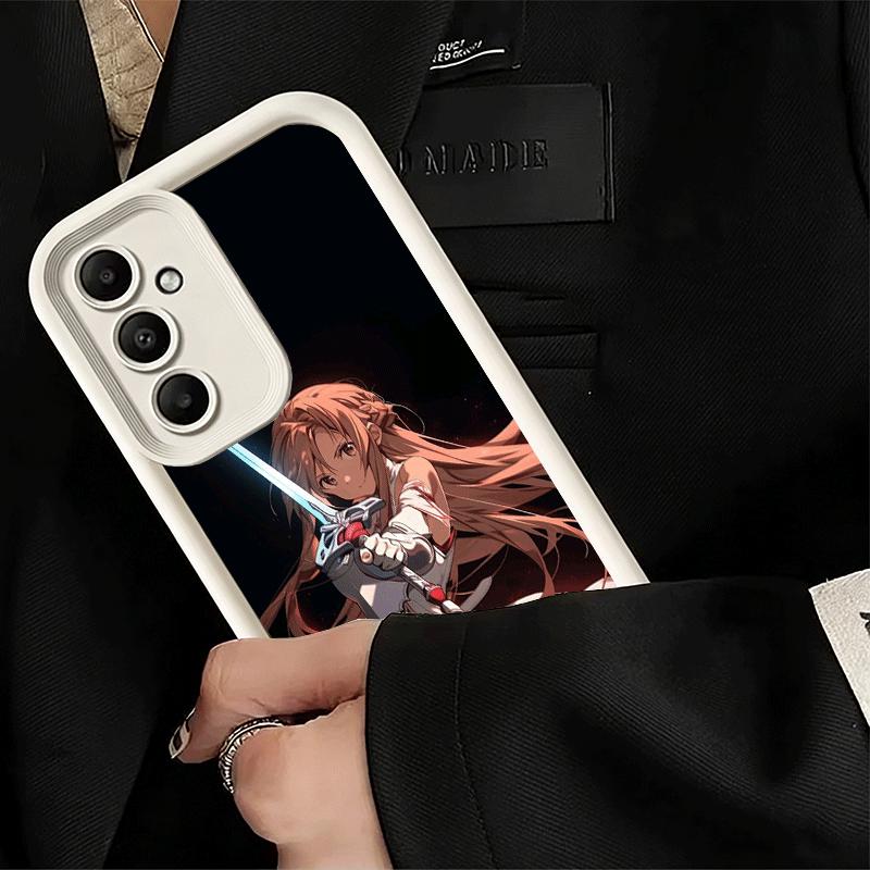 Phone Case for Samsung Galaxy S26 S25 Ultra S24 FE Sword Art Online Yuuki Asuna Shell S23 Plus S22 + S21 S20 5G Soft Silicone Fu