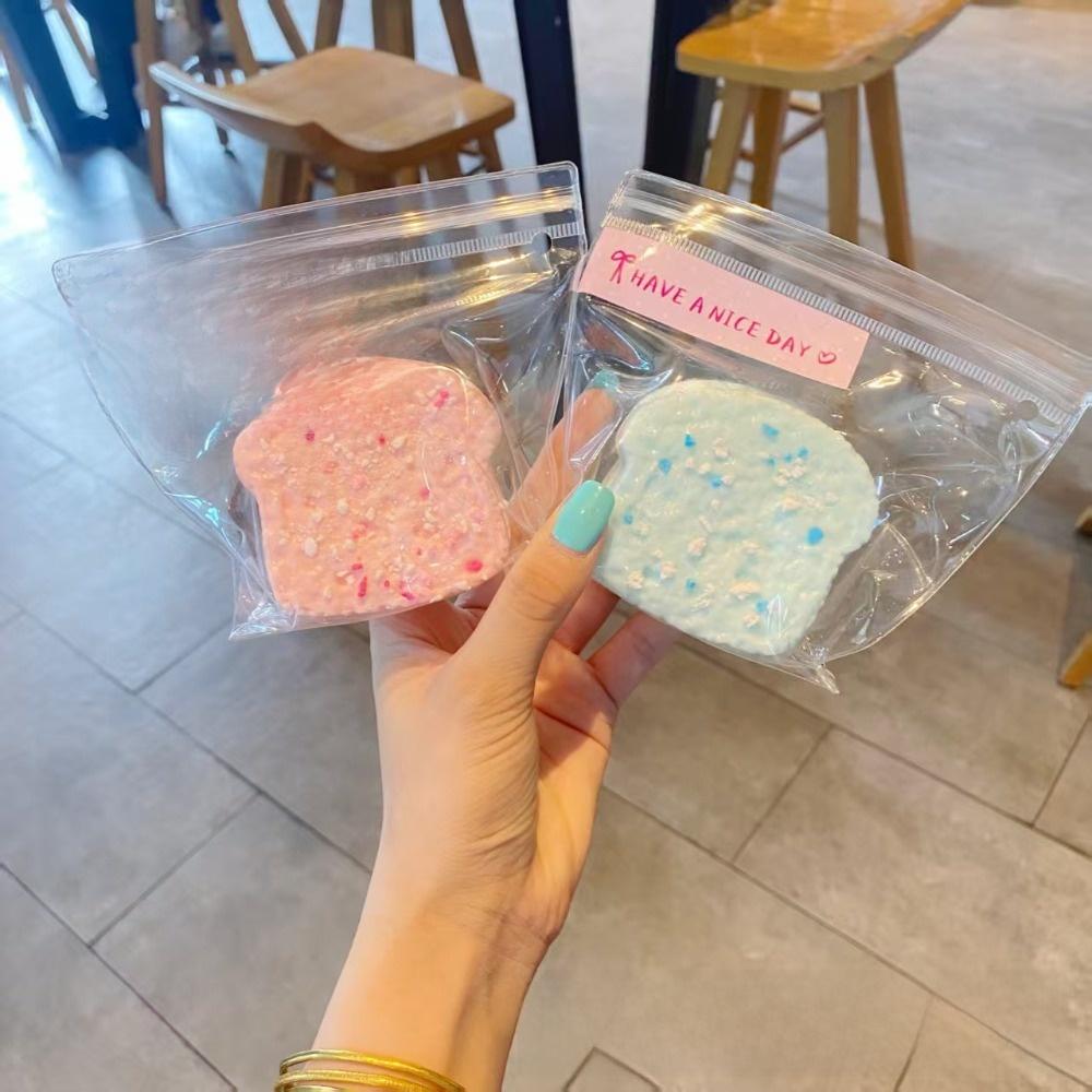 Super Thick Texture Squeeze Toys Toast Cake Desktop Ornaments Stress Relief Toys  Gift Giving