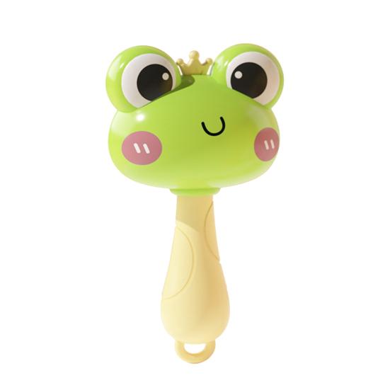 

Детская погремушка, игрушка, мультяшная лягушка, цыпленок, ручная погремушка, развитие слуха и навыков хватания, для новорожденных мальчиков и девочек, погремушка для раннего развития A