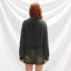 UNIFREE Women's Mohair Star Jacquard Pullover Sweater