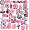 Pink Fresh Shoe Charms & Decorative Buckles DIY Accessories