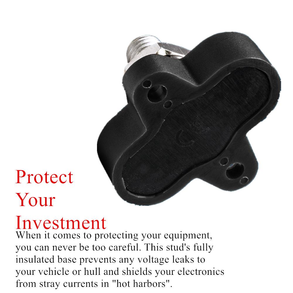 4pc Insulated Battery Distribution Terminal Stud Jumper Post Marine Car Bus Boat