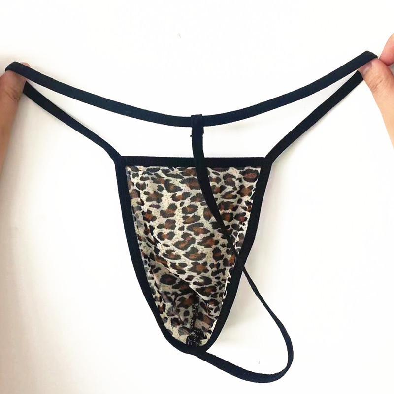 Men's Detachable Buckle Mesh Thong - Transparent, Sexy, Low-Rise, Breathable, Comfortable, Trendy Briefs