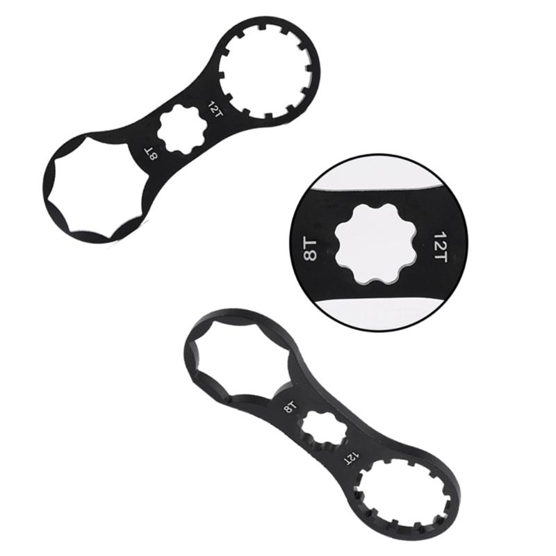 Mountain Bike Wrench Front Fork Wrench Bike Front Fork Cap Wrench Removal Tool