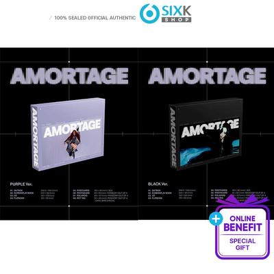 Mini album JISOO [AMORTAGE] VIOLA Ver / NERO Ver (EDIZIONE ESCLUSIVA Ver) (Vantaggio online)