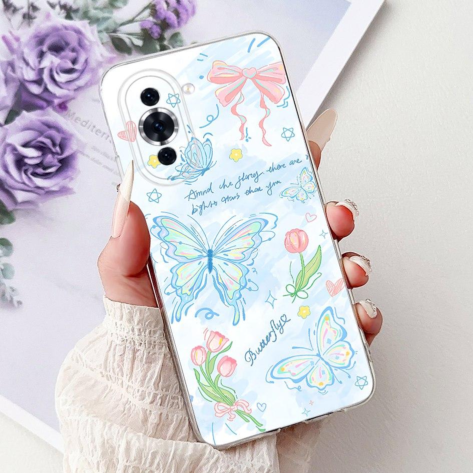 

For Huawei Nova 10 Pro Case New Cool Cartoon Heart Tiger Soft Silicone Clear Cover For Huawei Nova 10 Funda on Nova10 Pro Bumper Huawei Nova 10 Pro