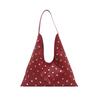 New Stylish and Simple Shoulder Bag Trendy Rivet Personalized Underarm Bag Niche Design Handbag