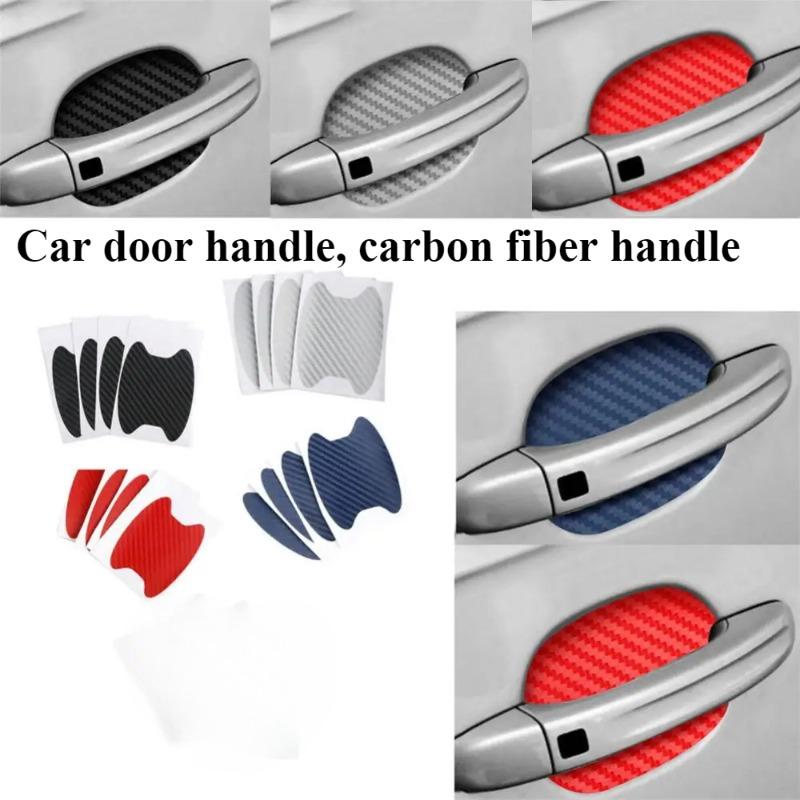 Kratzfeste Hülle aus Kohlefaser Wasserdicht Universal Kohlefasertextur Autostyling-Zubehör Schutzaufkleber