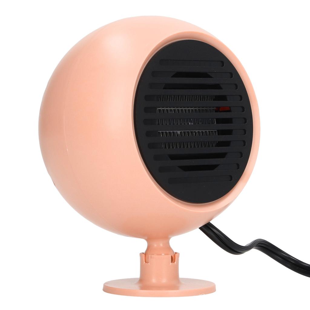 Car Heater Multi Angle Rotation Planetary Car Heater Portable Windshield Defogger Defroster Pink