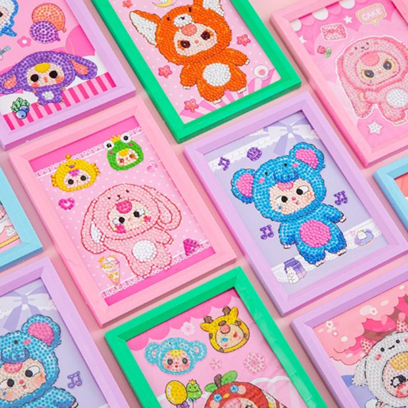 Ginfonr 5D Diamond Painting Gatto Bianco Kit Completo, Diamante