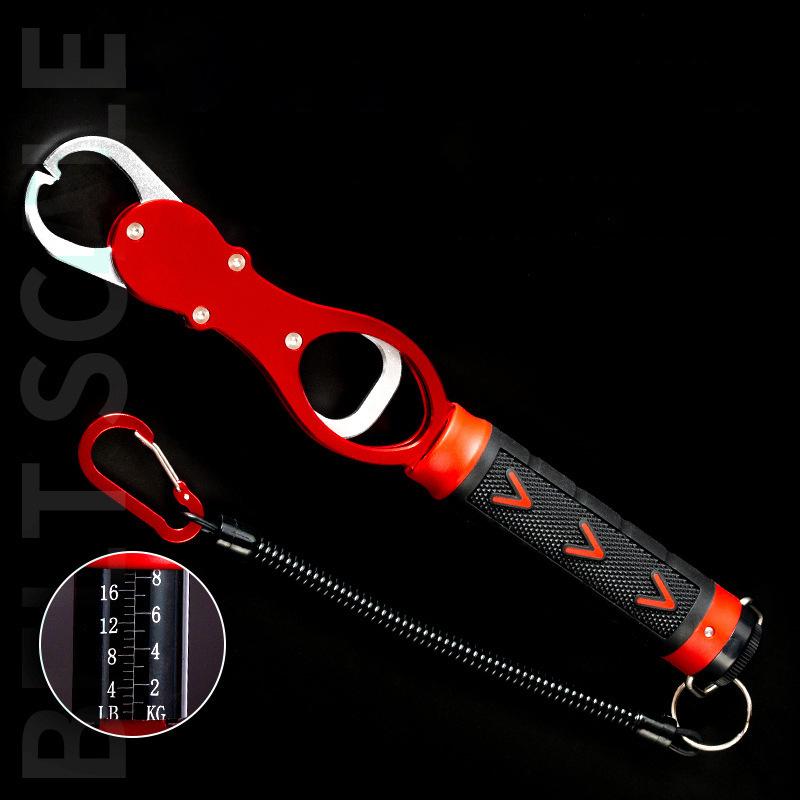 Pinza per Pesca Pinze per Labbra Pinza per Pesci Strumento Pinza per Labbra Con Bilancia Antiruggine Per Principianti Appassionati di Pesca
