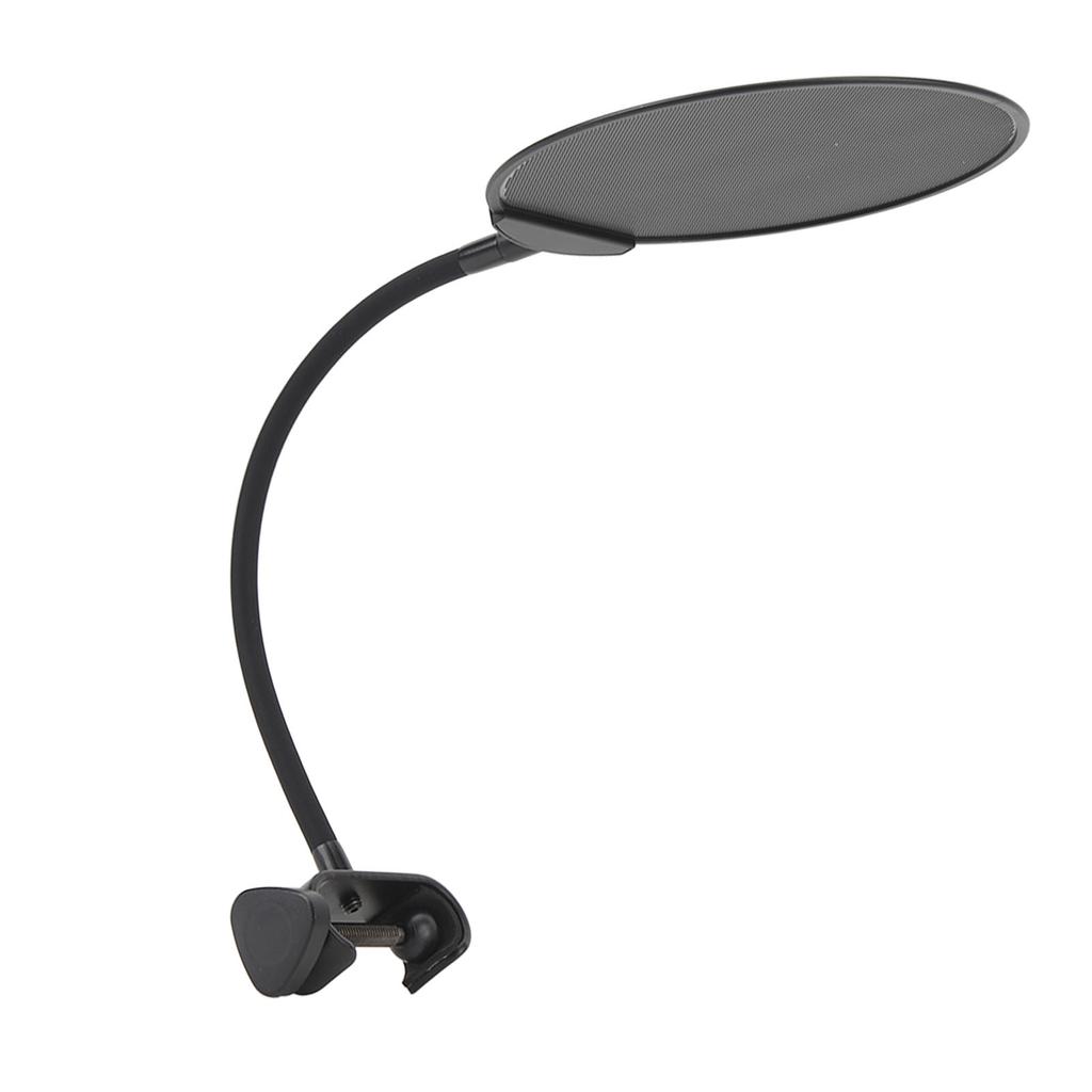 Microphone Pop Filter Foldable Microphone Anti Spray Mesh Mic Dual Layered Wind Pop Screen With A Flexible 360 Degrees