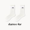 5 Pairs of Male Spring and Summer Sweat Absorption Deodorizing Sports Embroidery Non Skid Socks