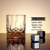 Shangqi Vintage Gletschergeschnitztes Borosilikat-Whiskyglas