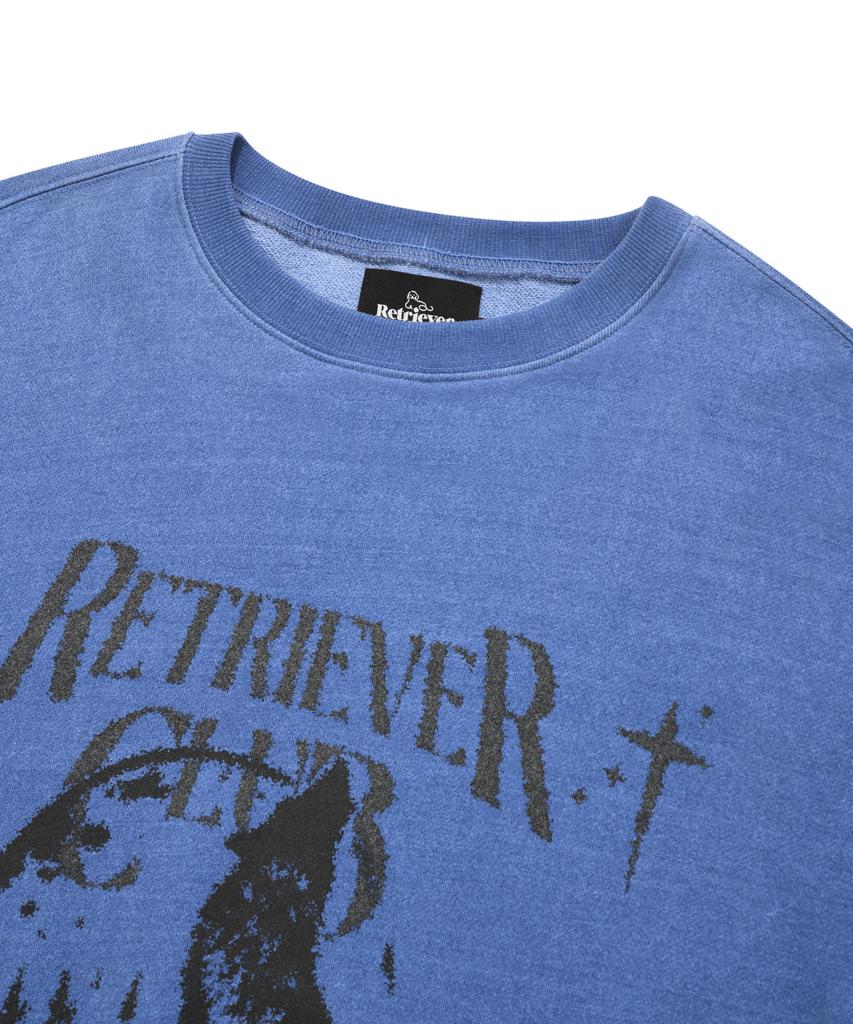RETRIEVER CLUB With The Moon Crewneck [Dark Blue]