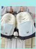 Nylon Student Backpack With Embroidery For Daily Use Girls College Campus