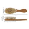 Goat Hair Brush Baby Hair Brush with Wooden Handle Super Soft Hair Brush