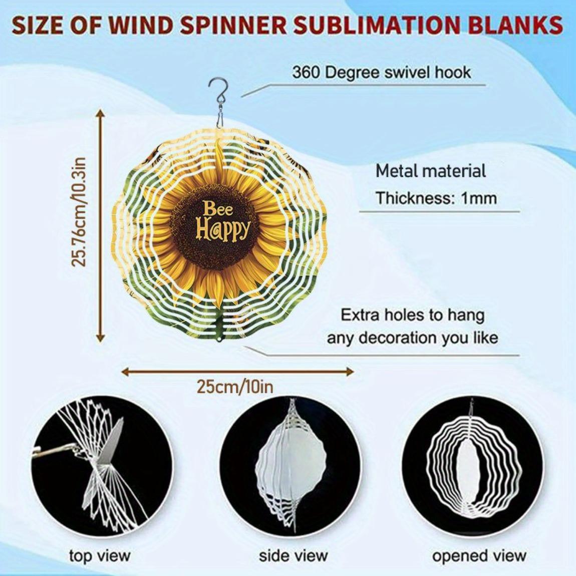 

3D Подсолнух и Пчела Флюгер Кинетический Металлический Садовый Декор Танцующий Эффект Уличное Украшение для Дома Уникальная Идея для Подарка
