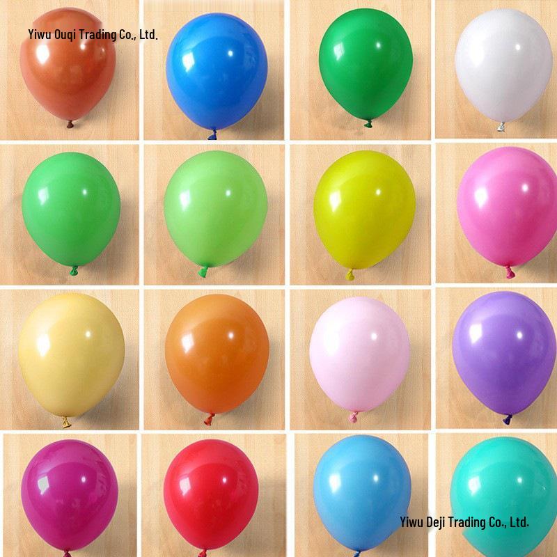 Thickened 10-Inch Matte Balloons - 1,000 Pieces for Weddings & Birthdays