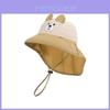 Kids Cartoon Sun Hat With Wide Brim For Outdoor Summer Sun Protection
